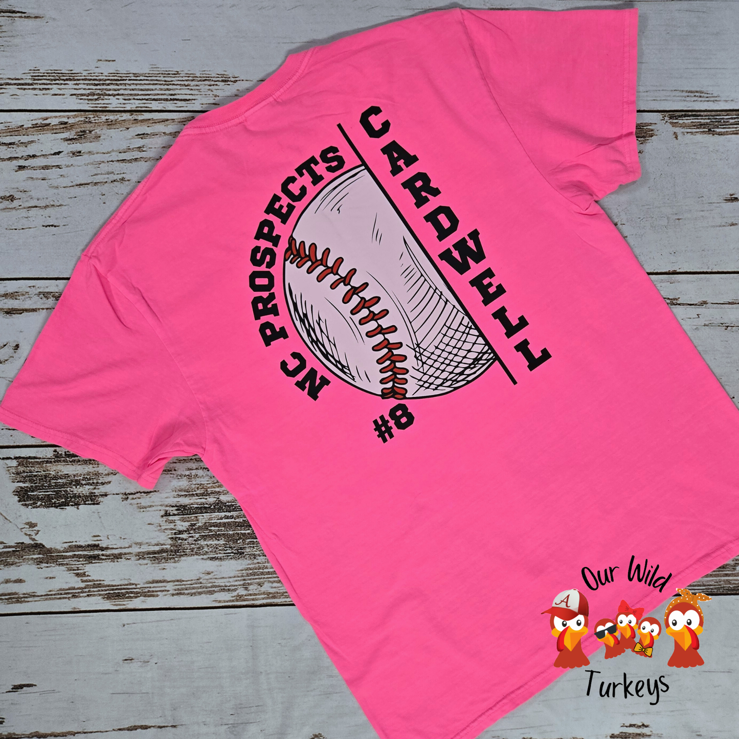 Custom Team Shirt - Adult Pink