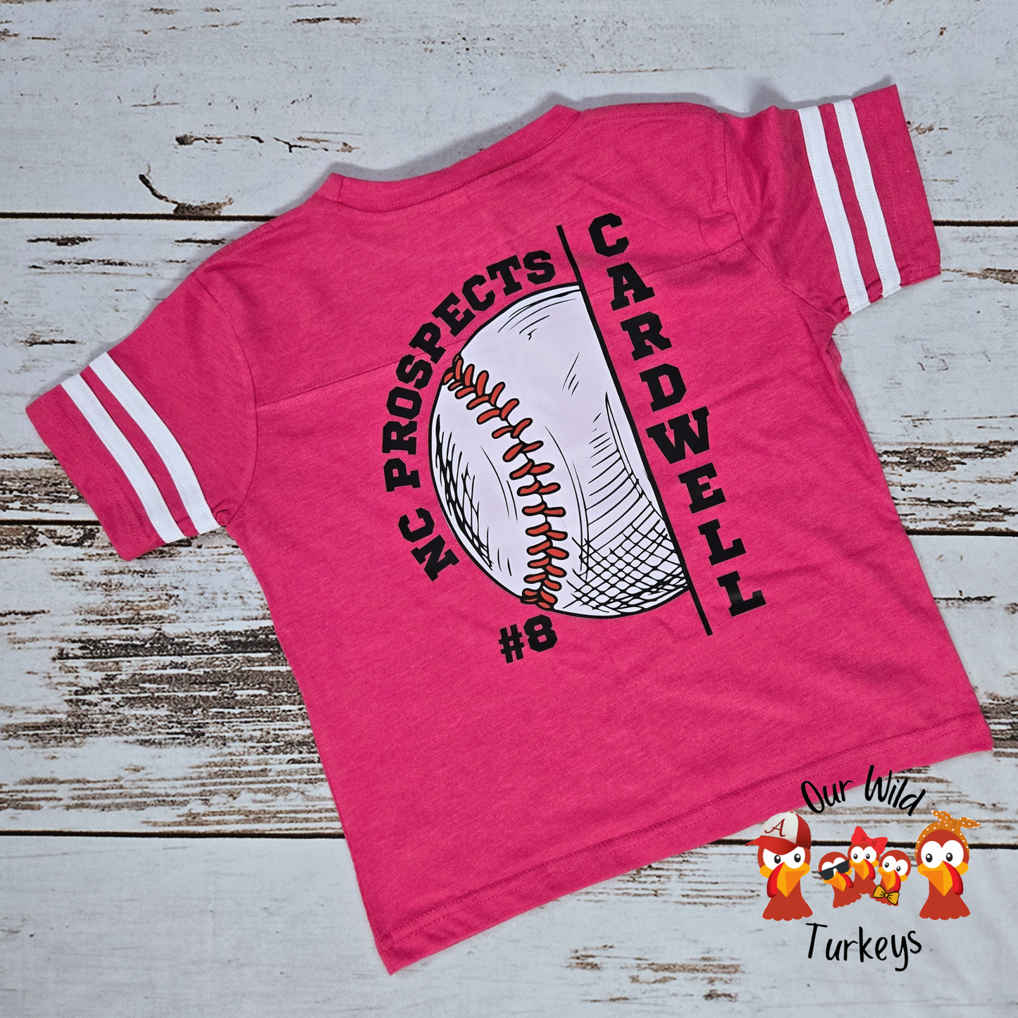 Custom Team Shirt - Toddler Pink