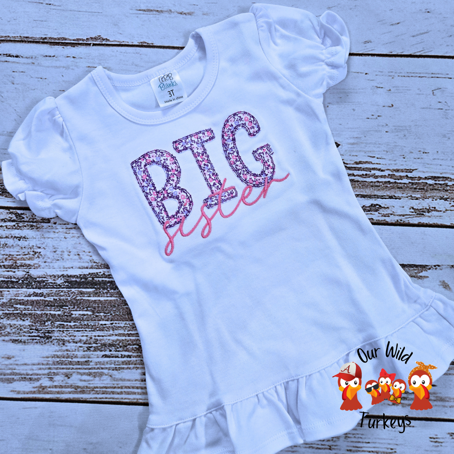 Big Sister Ruffle Shirt