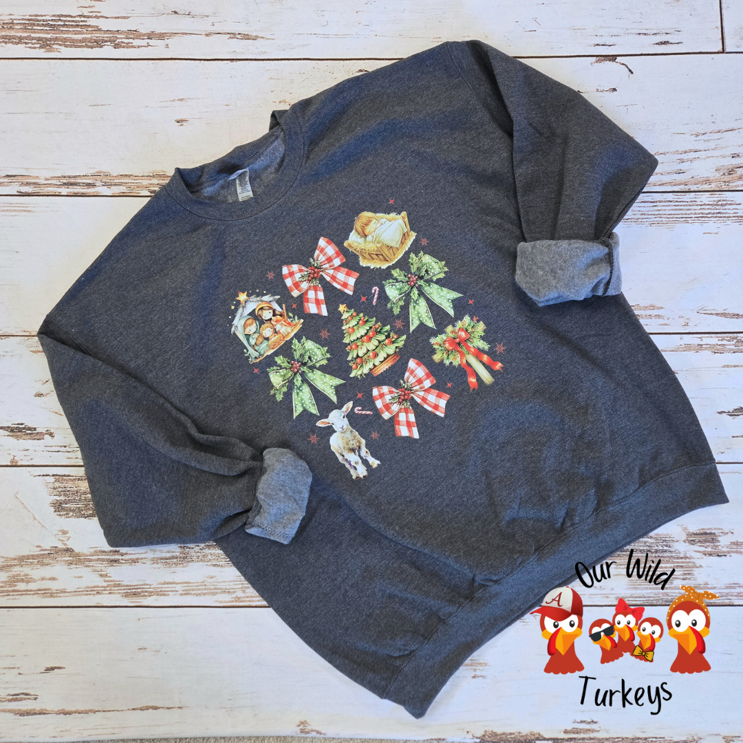 Nativity Printed Crewneck