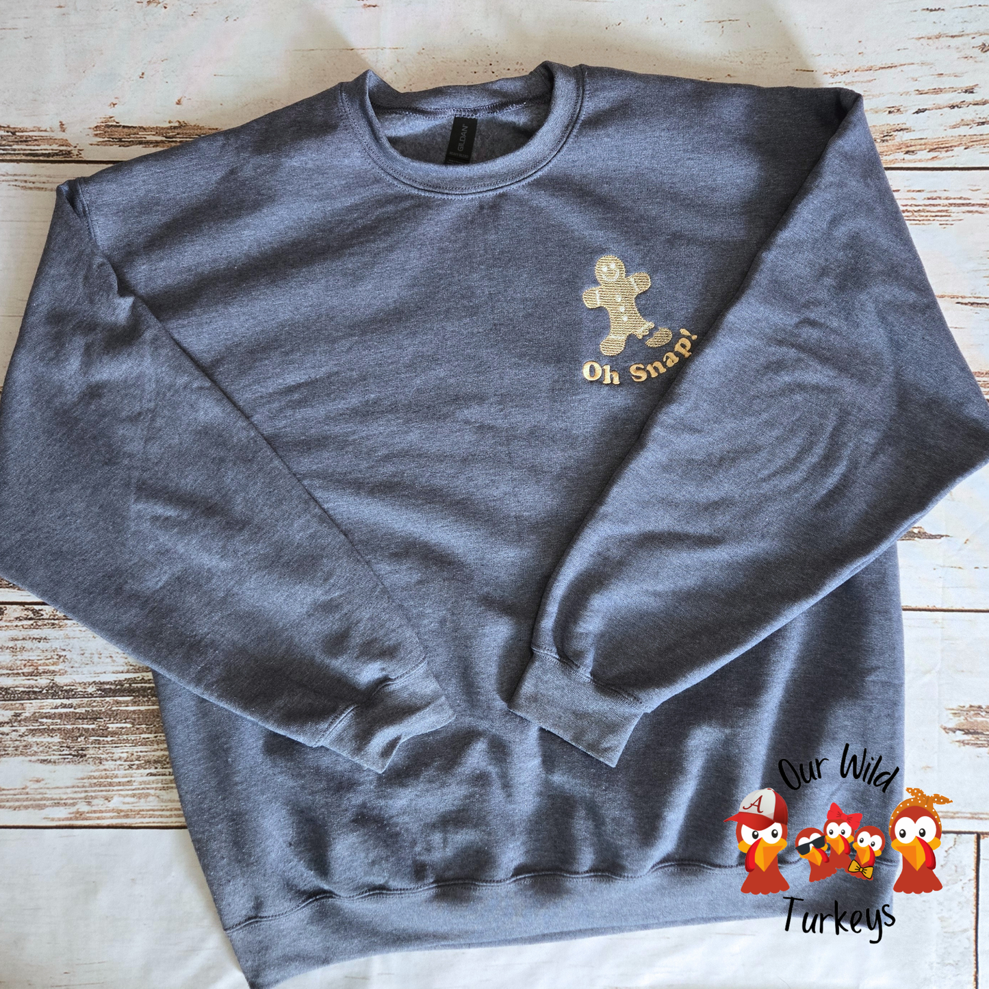 Oh Snap! Gingerbread Crewneck