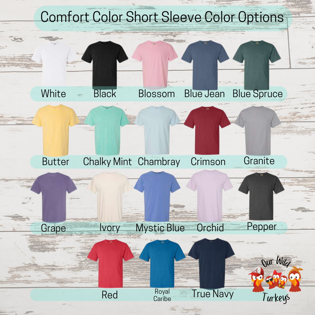 Floral Font "MOM" Embroidered Shirt