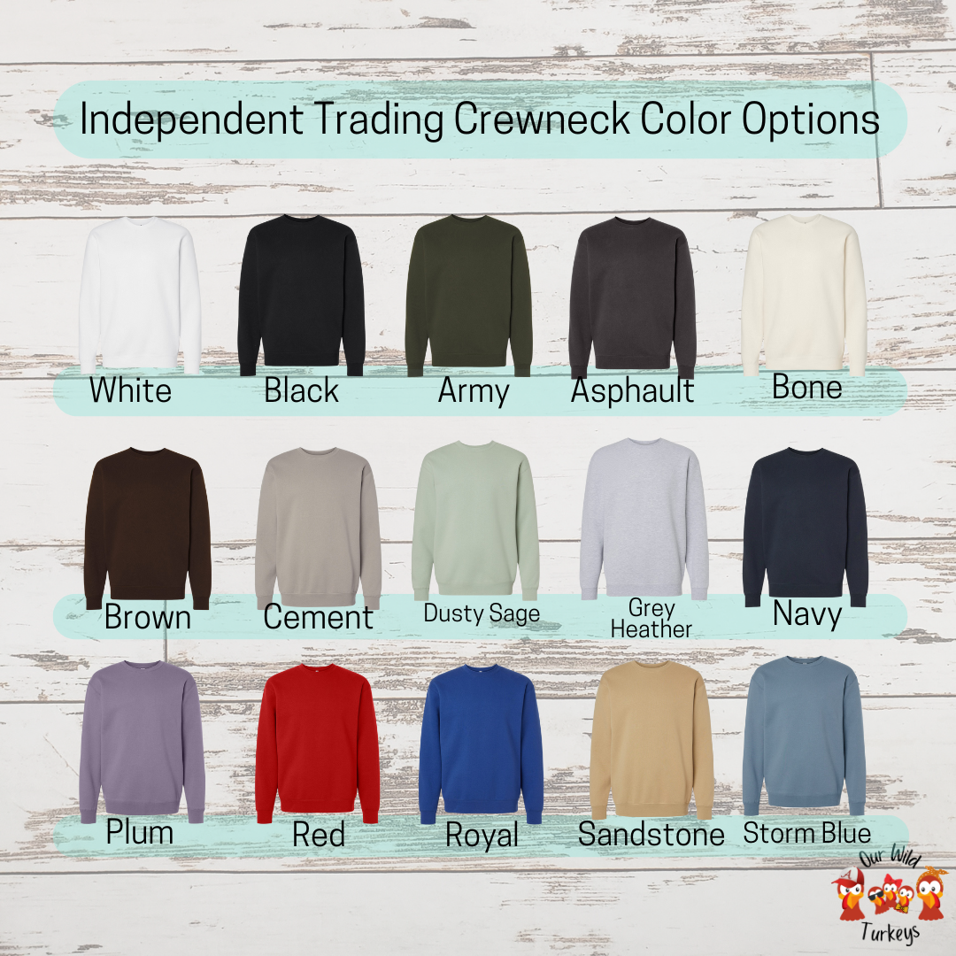 Monochromatic Curved MAMA Crewneck