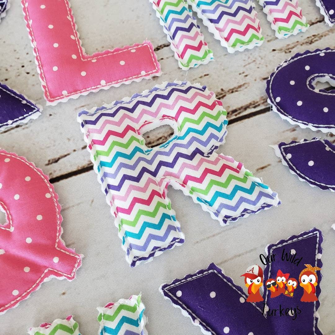 Magnetic Fabric Letters for Preschool and Kindergartners Learning to Read