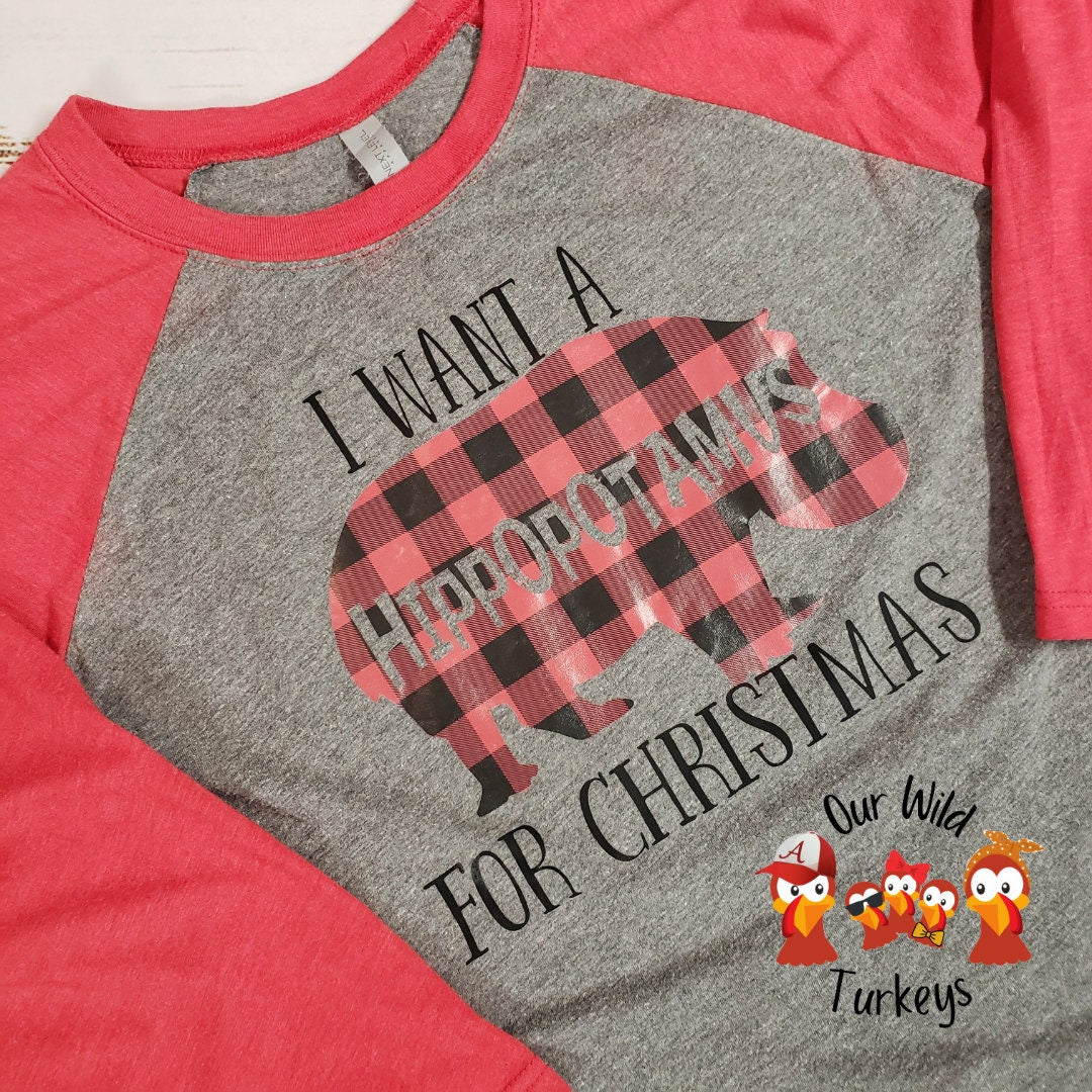 Hippopotamus Christmas Shirt