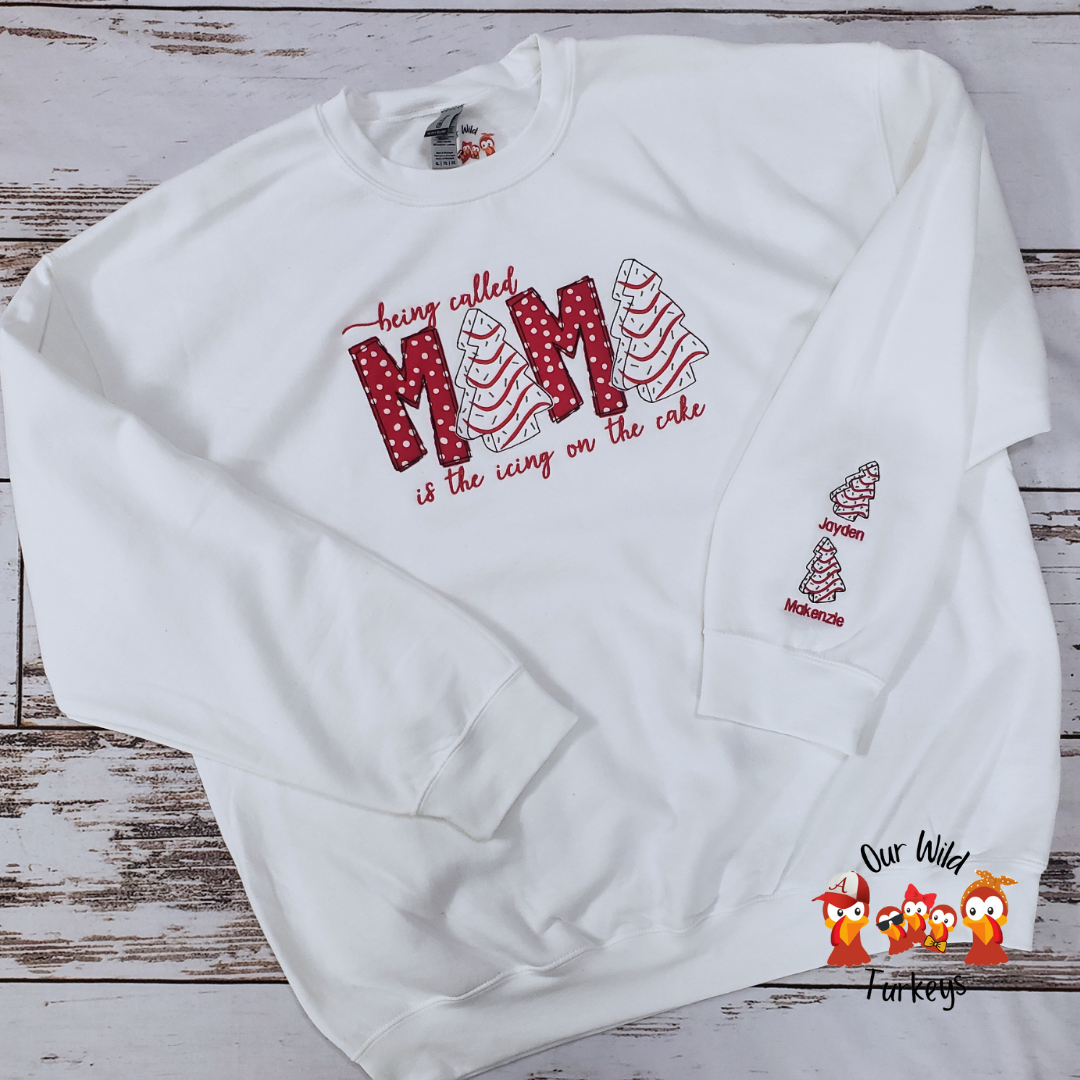 Keepsake Christmas Cake Crewneck