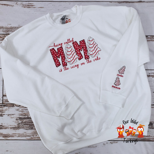 Keepsake Christmas Cake Crewneck