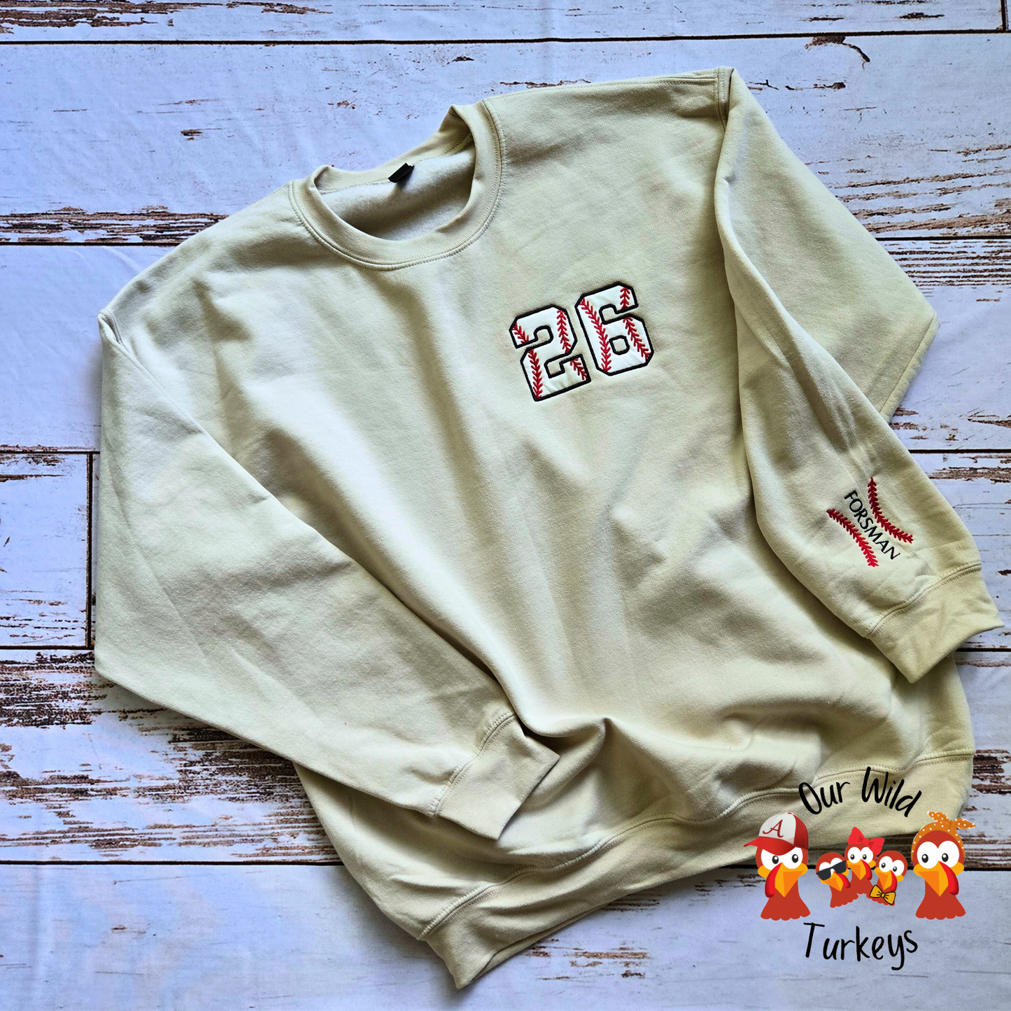 Custom Baseball Crewneck