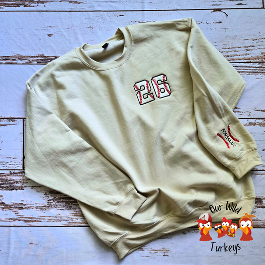 Custom Baseball Crewneck
