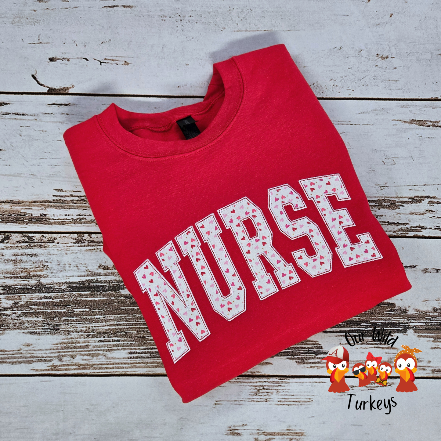 Nurse Valentines Crewneck