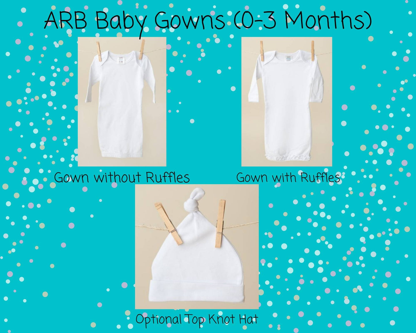 Personalized Baby Gown for Baby Girl