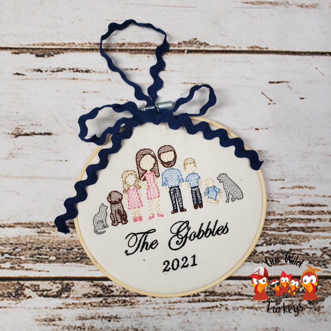 Personalized Family Christmas Ornament