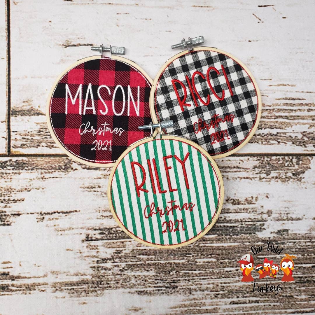 Personalized Name Christmas Ornament