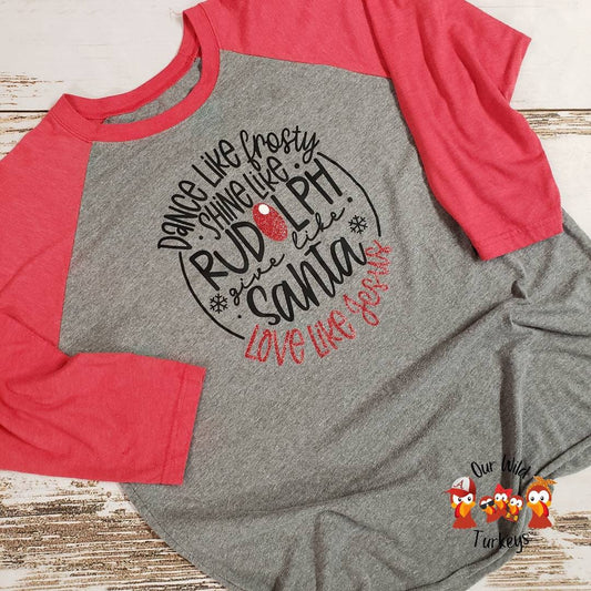 Love Like Jesus Raglan Shirt