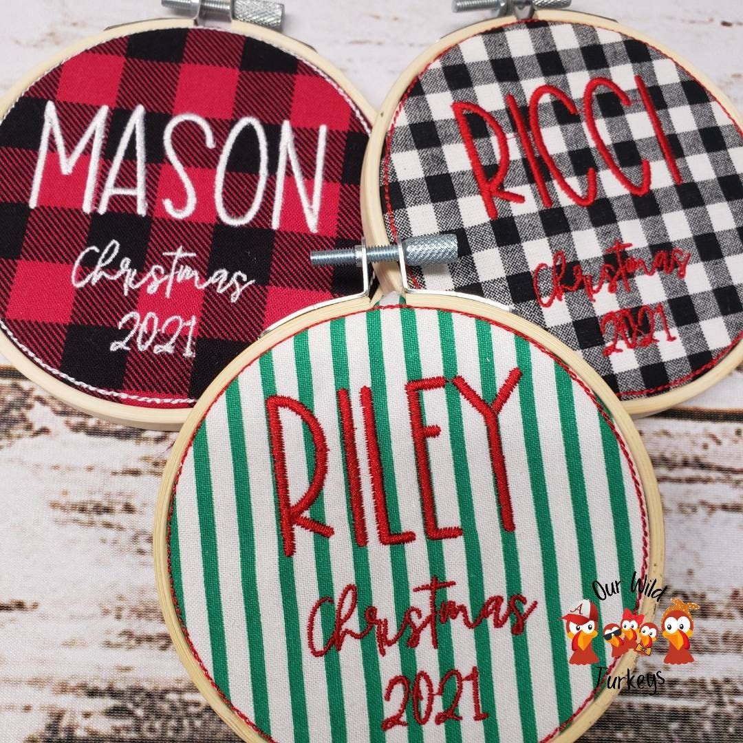 Personalized Name Christmas Ornament