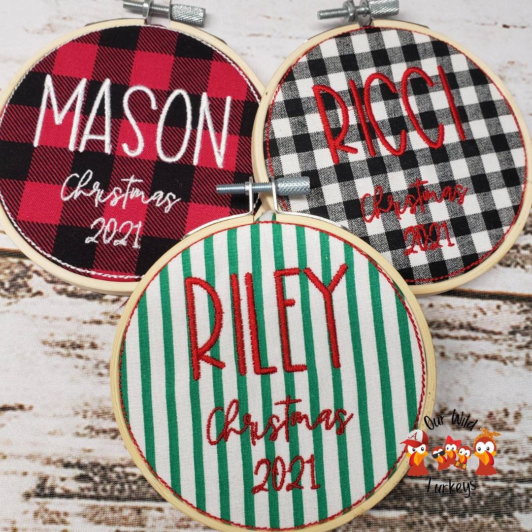 Personalized Name Christmas Ornament